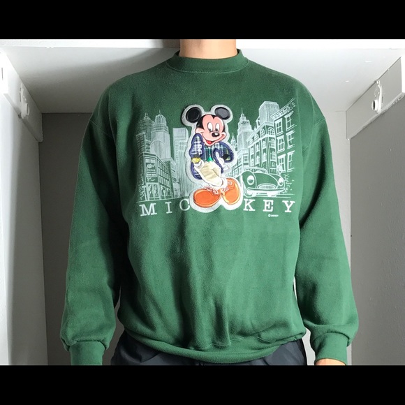Vintage velva sheen Mickey Mouse sweater XL - Picture 2 of 5